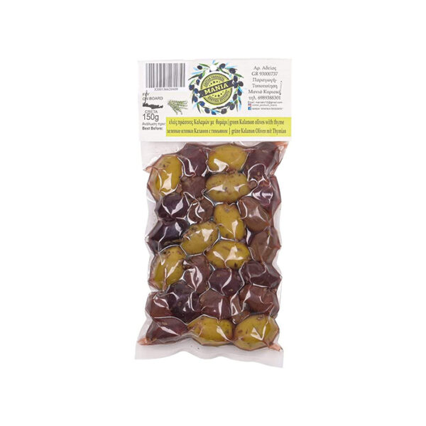 ΕΛΙΕΣ ΠΡΑΣΙΝΕΣ ΚΑΛΑΜΩΝ ΜΕ ΘΥΜΑΡΙ